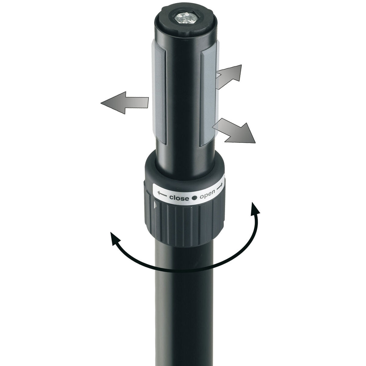 K&M 19674 HeavyDuty Ring Lock Speaker Stand Tilt Adapter Up to 15 Tilt